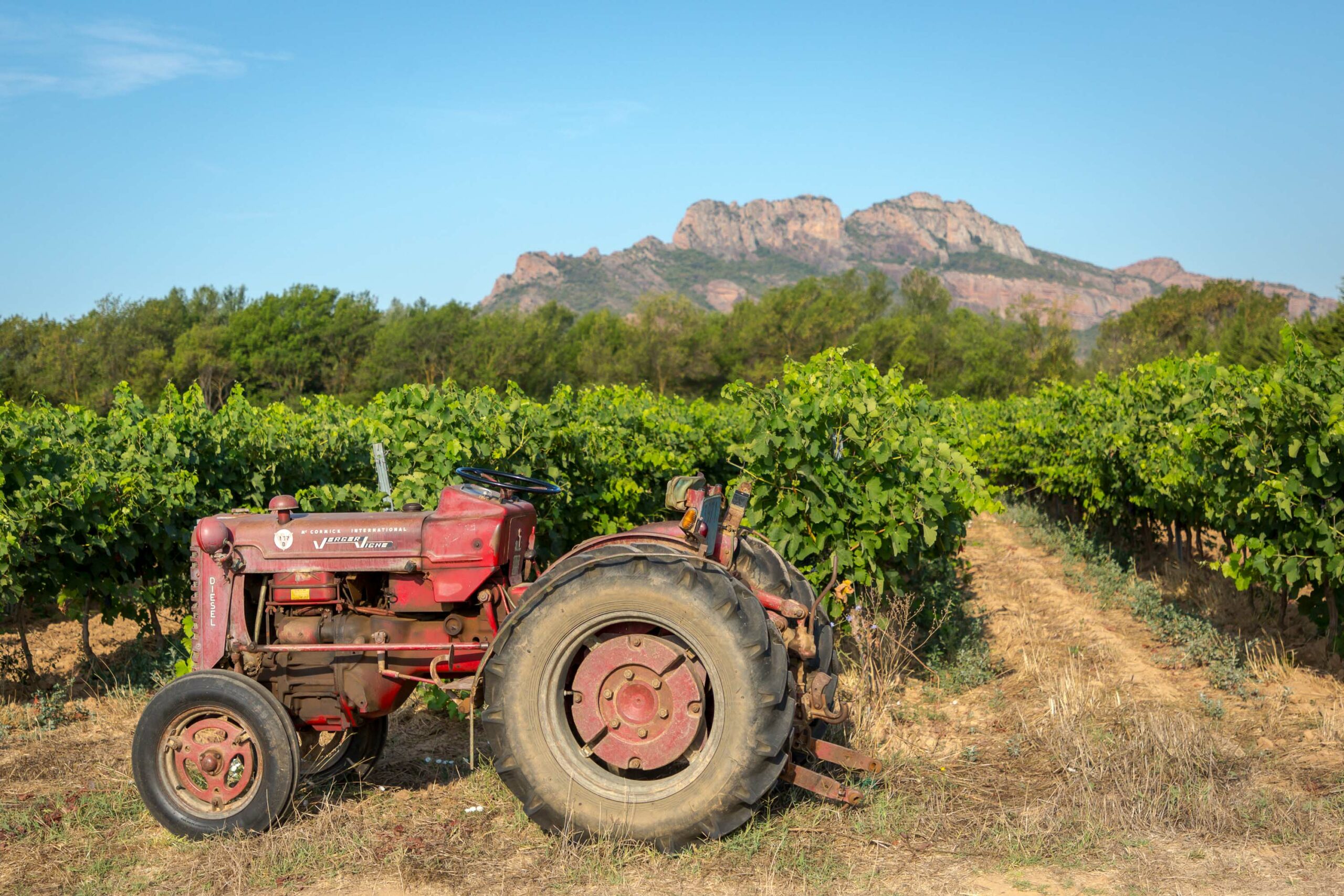 terre agricole tracteur