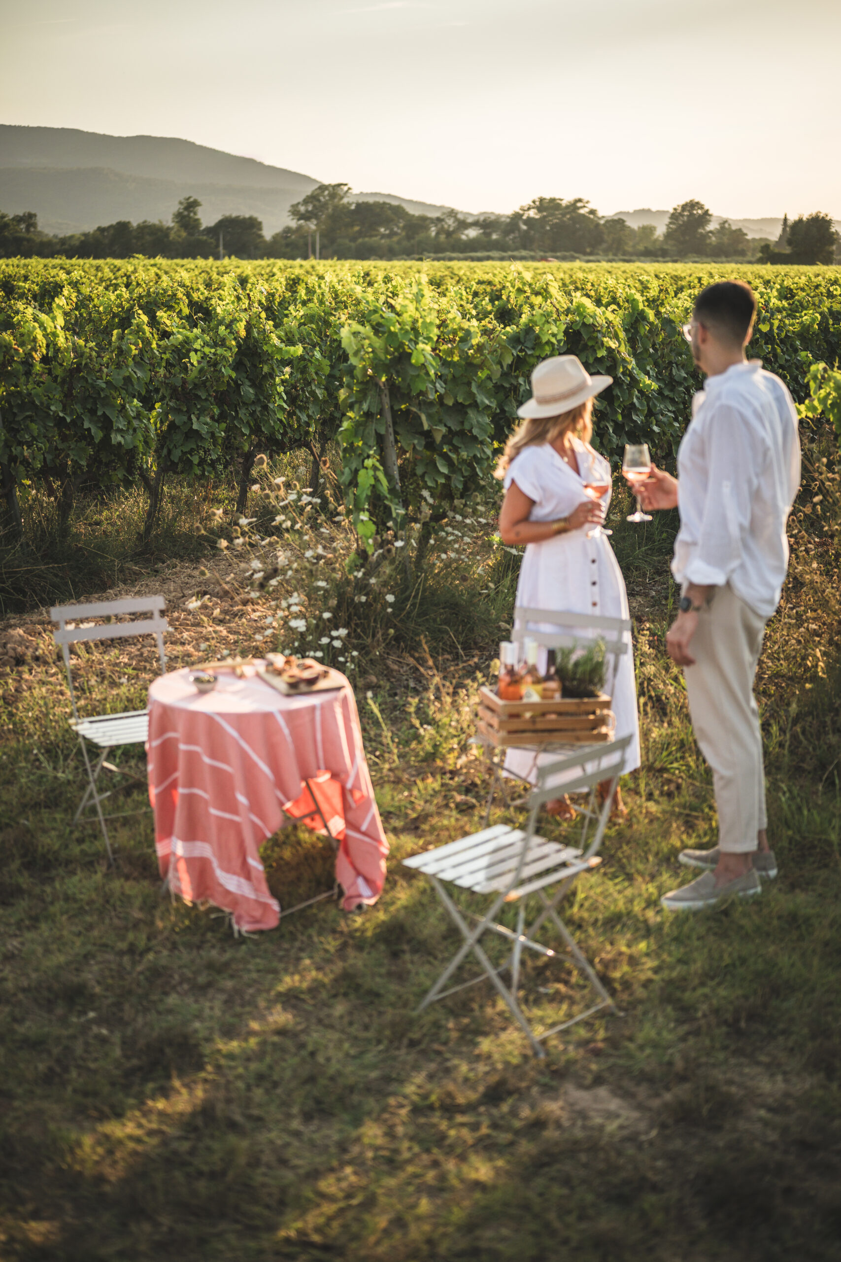 couple dans les vignes