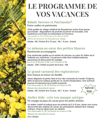 vignettes vacances février