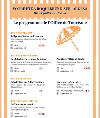 Vignette de l'affiche des balades et visites guidées de l'été